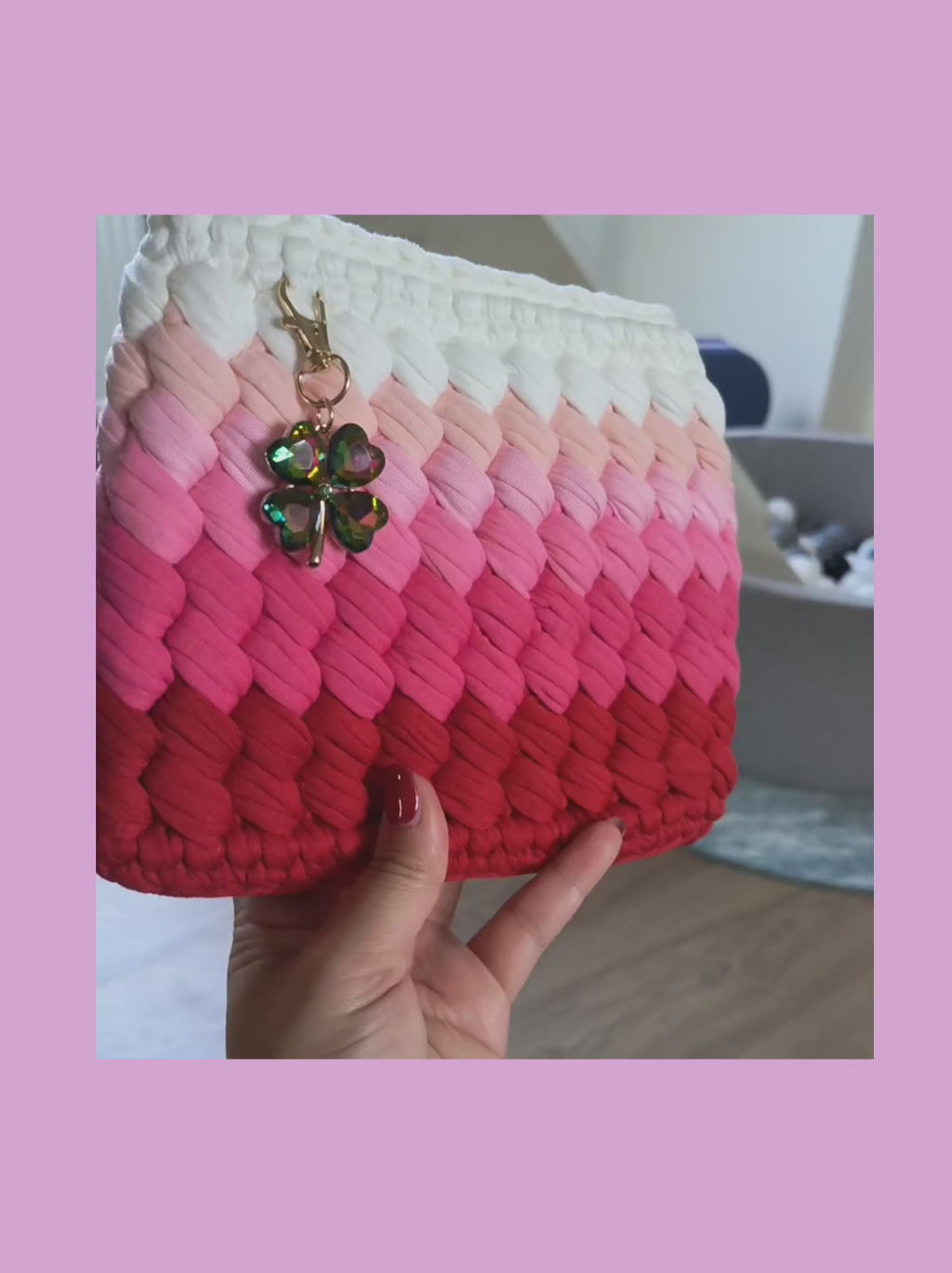 Ombré Blush Clutch